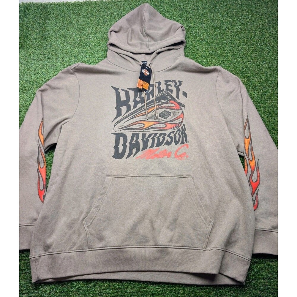 NWT Harley-Davidson Men 3XL Pullover Graphic Hoodie High Desert Idaho Bigfoot